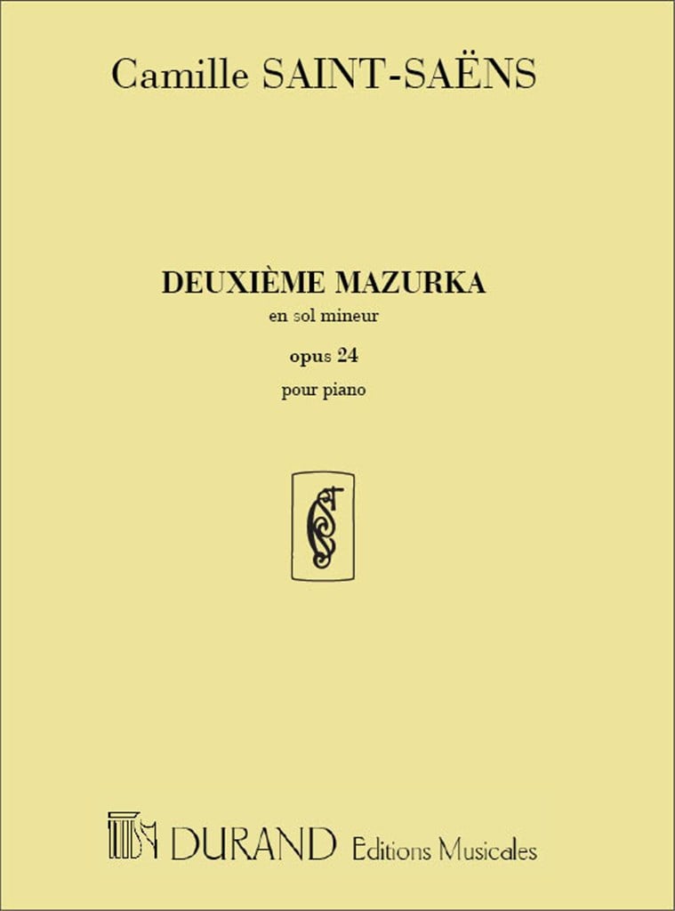 Deuxieme Mazurka En Sol Mineur, Opus 24 - Pour